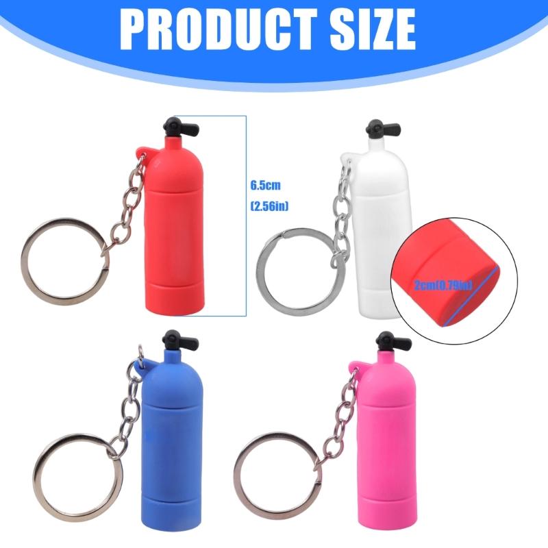 Mini Porte-clés de Plongée Pour les Passionnés de Sports Nautiques silicones alliages Construction Pratique pour le Voyage Solution de Transport