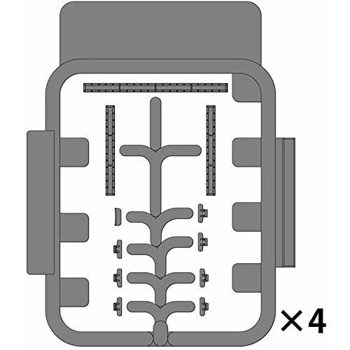 Fine Molds 1/72 Nano Aviation Series Rearview Mirror and Panel Light Set for Modern Aircraft, Plastic Model Parts NA15