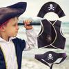 Pirate Hat Pirate Eye Patches Skull Pattern Pirate Tops Halloween Pirate Cosplay Accessories Pirate Costume Set