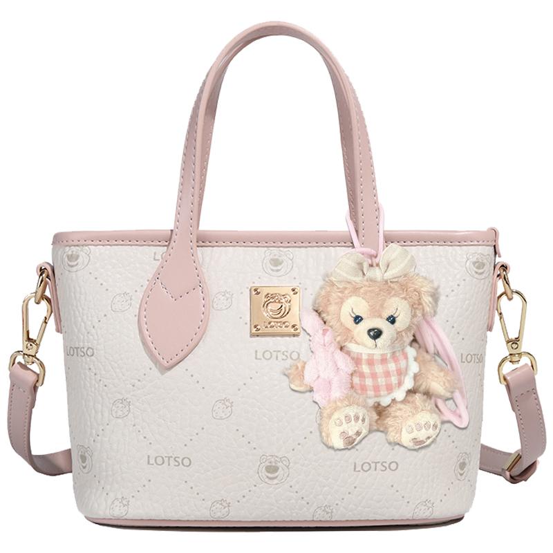 Disney Erdbeerbär Tragetasche Süß Niedlich Täglich Vielseitig Mode College Stil Einfach Kompakt Pendeln Ausflug Verabredung Damen Tragetasche BMK-72649