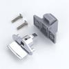Modern Simple Keyless Push Cabinet Lock Keyless Compartment Latches Convertible Door Catches Easy To Use for RVs & Boats