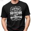 Vintage 1965 Birthday T Shirt Born In 59th For Aged To Perfection Top Retro Year Vintage Homme Fashion Stylish Soft