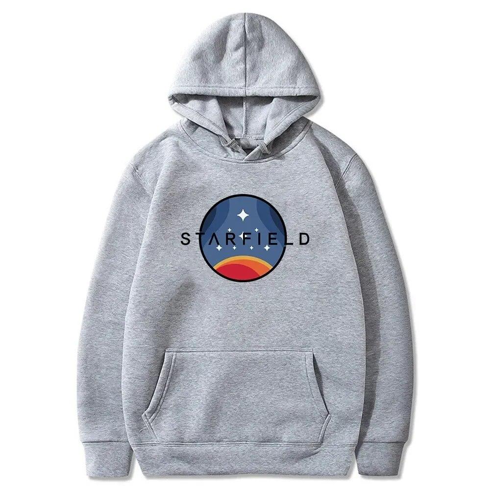 2023 Starfield Retro Constellation Hoodie New Game Merch Long Sleeve Sweatshirts Harajuku Streetwear Women Unisex Fashion Clothes