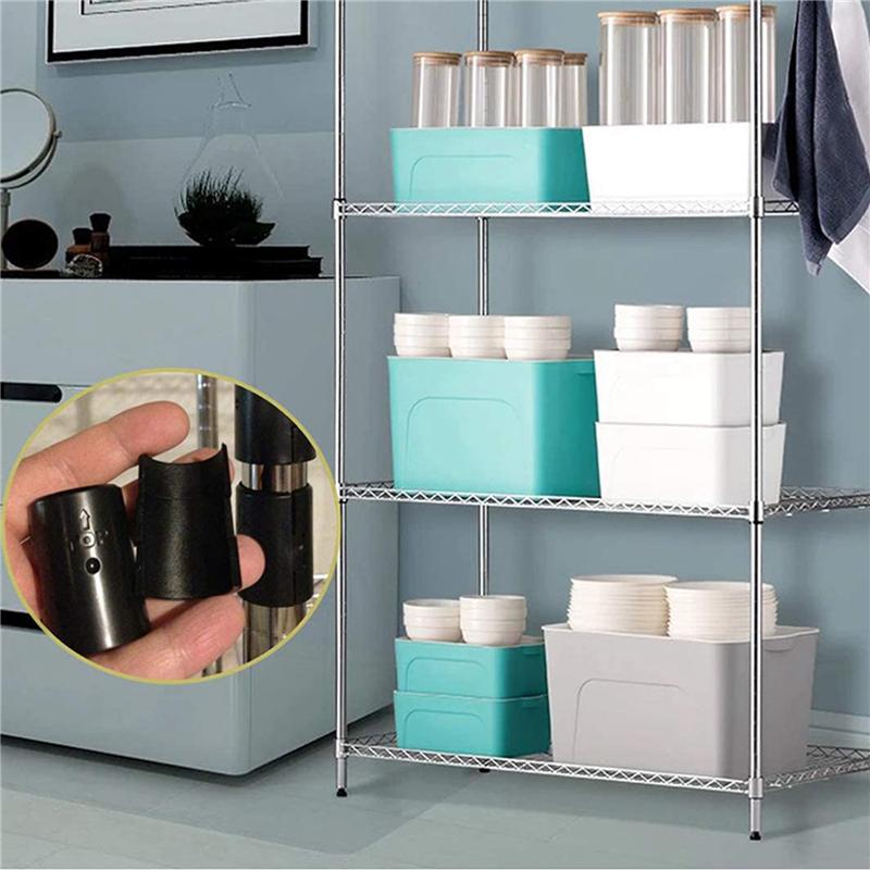 A34R Wire Shelf Clips 1 Inch-Wire Shelving Shelf Lock Clips Wire Shelving Shelf Lock Clips For Wire Shelving System 400 Pack чёрный