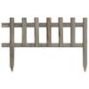 Lawn Edging 10 Pcs Spruce Wood 4.4 M