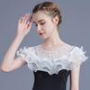 Women Lace Collar Capelet Shawl Vintage Style Formal Casual Outfits Comfortable Skin Safe Fabric Design