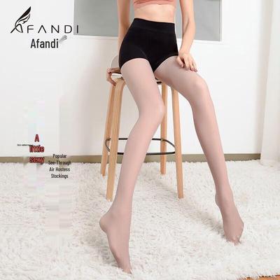 Women's 200D Sheer Illusion Thermal Tights