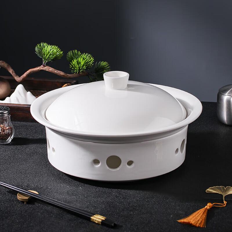 Chinese Style Ceramic Candle Warmer Dry Pot Dish