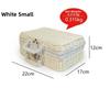 New Portable Rattan Woven Box with Handle Decorative Rattan Storage Box Suitcase Woven Picnic Box Organizer