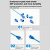 20pcs OD6.5 Cable Connector Plug Cover CAT5E CAT6 RJ45 Ethernet Network Cable 10 Colors Strain Relief Boots RJ45 Connector Caps