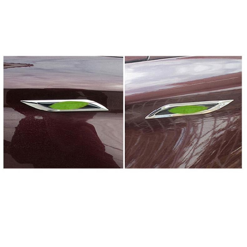 Fit For Lincoln MKZ 2013-2020 Silver Aluminum Front Side Door Fender Cover Trim