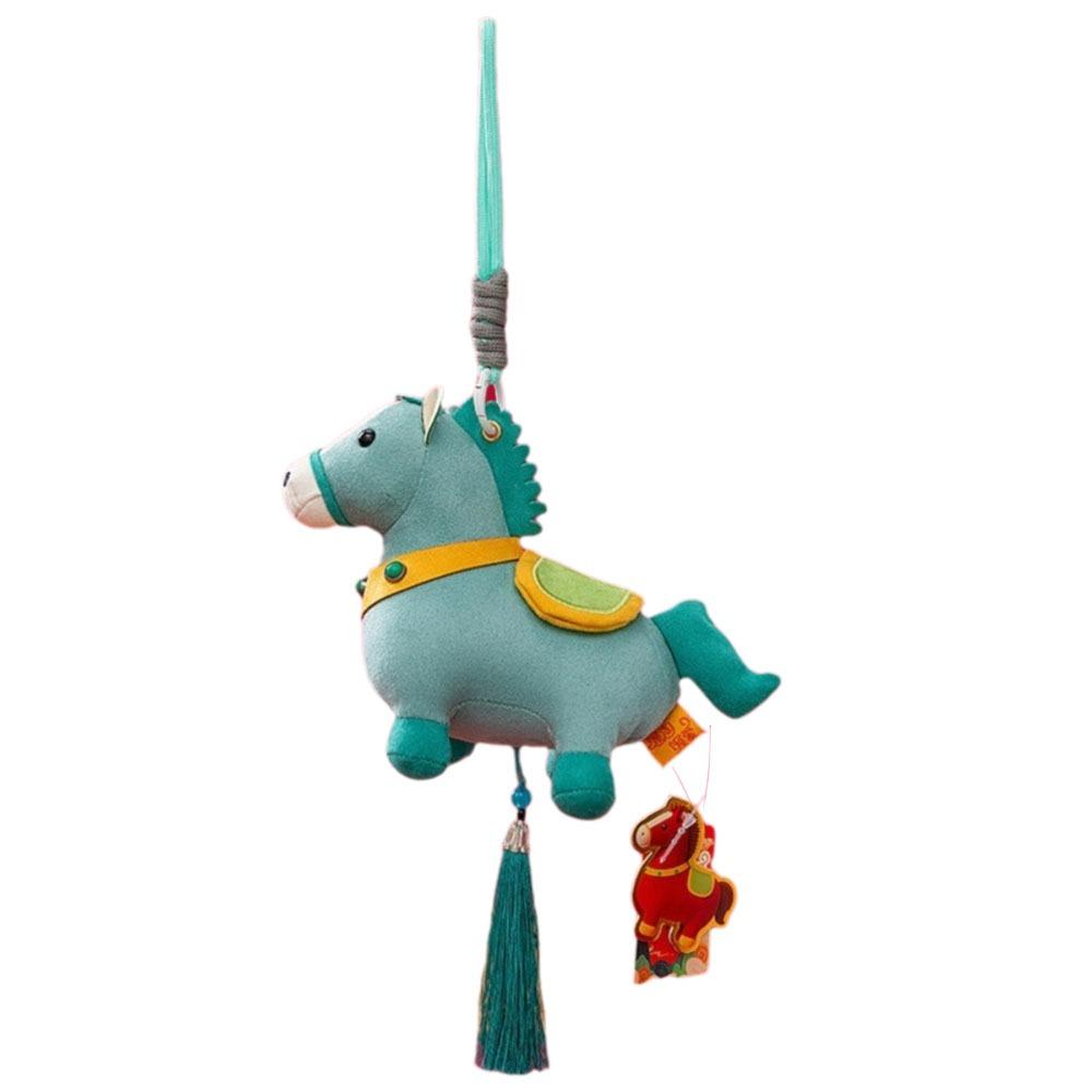 Cartoon Style Zodiac Pony Plush Doll Realistic Horse Plush Pendants  Home Office Decor