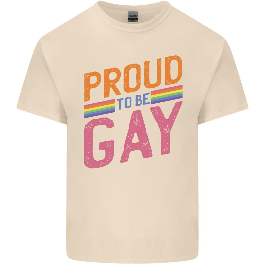 LGBT Pride Awareness Proud To Be Gay Unisexs Light Cotton TShirt