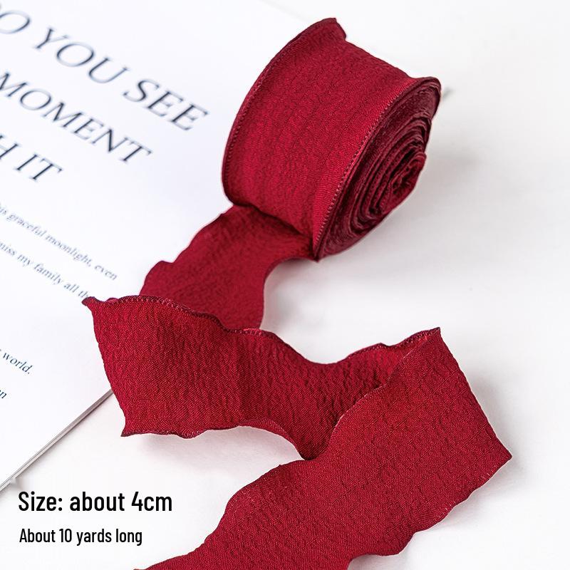 Elegant Fishtail Silk Ribbon for Cake and Bouquet Decoration