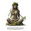 Elegant Bohemia Goddess Acrylic Statue with Base Decorative Showpiece Ornament For Modern Interior Space Styling
