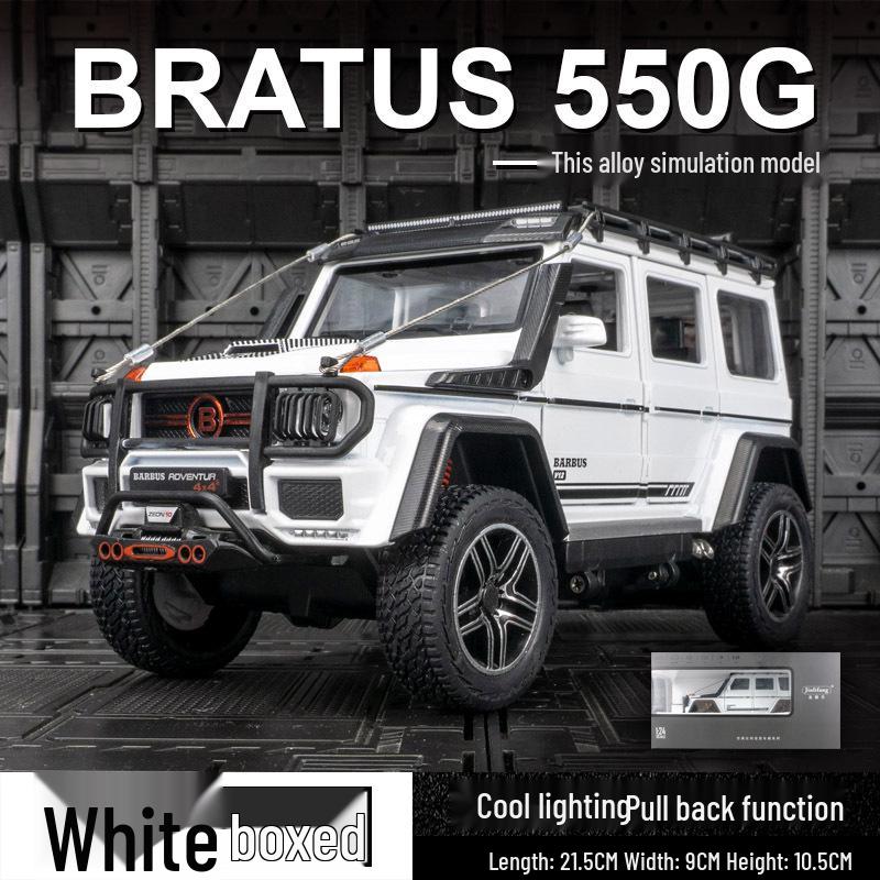 

Jinlifang 1901-182 Внедорожная сплавная модель джипа Brabus G550 со звуком и светом