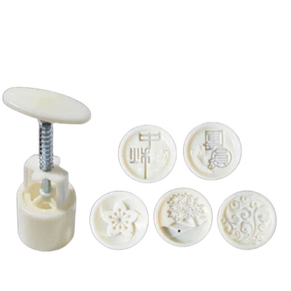 Verschiedene Mooncake Mold Mid-Autumn Festival Mooncake Mold DIY Hand Druck Fondant Dekorationen Werkzeuge Mond Kuchen Form