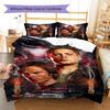 Supernatural Pattern Bedding Set Quilt Cover Pillowcase Home Decor Gift (1 * Duvet Cover + 2 * Pillowcase, Without Core)
