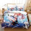 Anime Pixiv Fantasia Bedding Set Printed single Comforter Quilt Bed Cover Duvet Cover Pillow Case 3 Pieces Sets Kids Adult Size