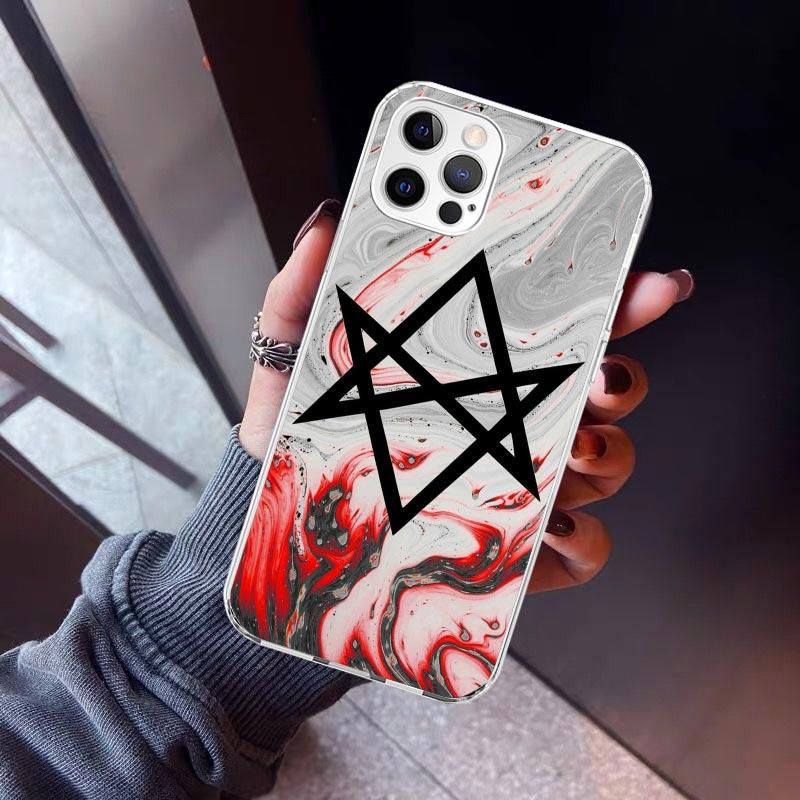 BMTH B-Brings Me The HorizonS Phone Case For iPhone 17 Air 11 13 Mini 14 15 Plus 16 12 Pro Max 16E SE 7 8 Pattern Soft TPU Back