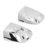 Pair of Chrome Front Door Out Side Handle Cover 5716A065 Exterior Door Handle Cap with Key Hole for