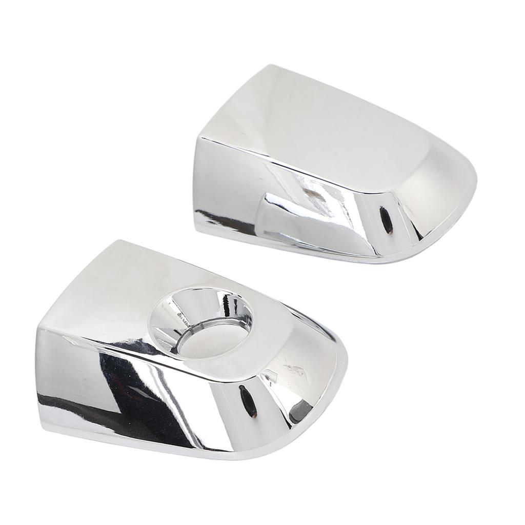 Pair of Chrome Front Door Out Side Handle Cover 5716A065 Exterior Door Handle Cap with Key Hole for