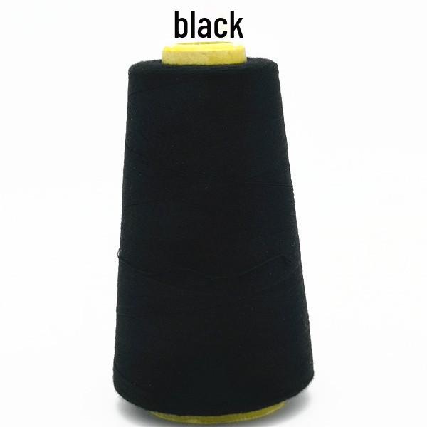 Household Sewing Threads: Black, White, Red - Fine 402 Pagoda Thread for Needlework & Flat Car Sewing