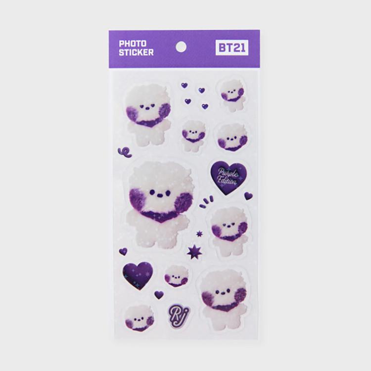 Line Friends BT21 RJ Purple of Wish Edition Minini Sticker