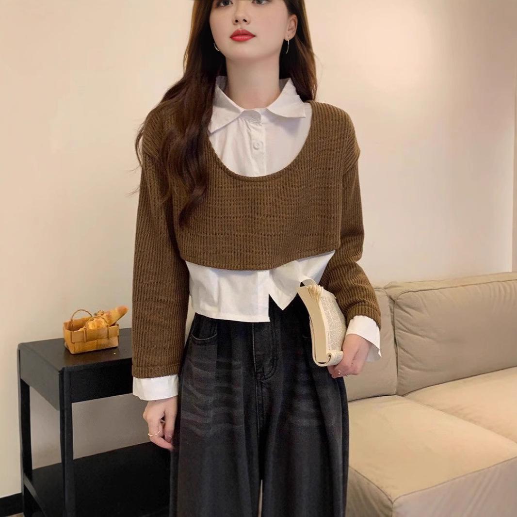

New Women s Casual Long Sleeve Sweater - Fall/Winter 2024 Collection One Size
