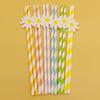 20pcs Degradable Daisy Straws Eco Friendly Drinking Straw Disposable Straws  Baby Shower