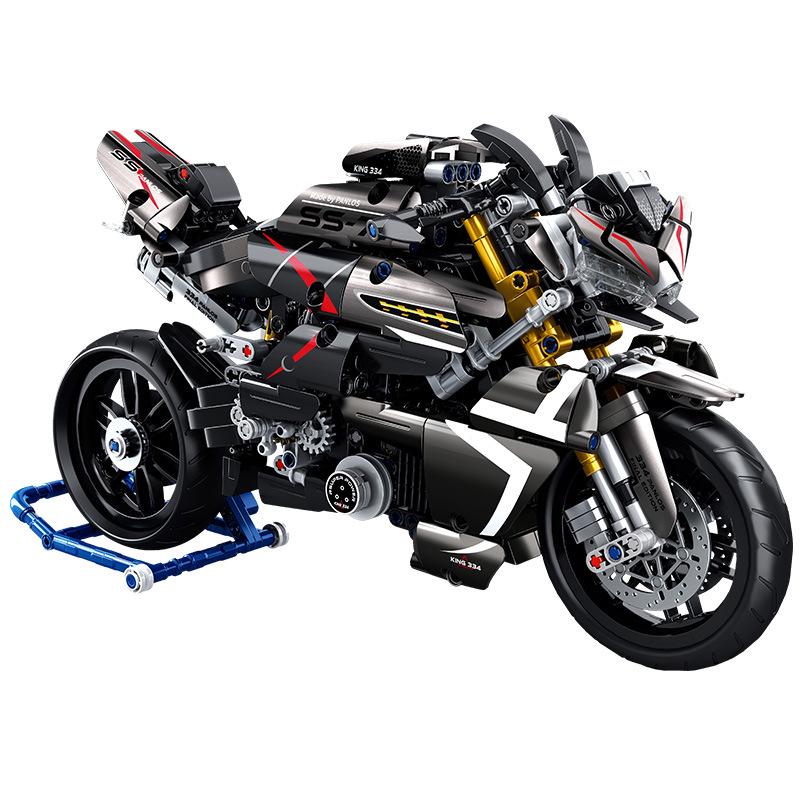 Dukadi Baoma Motorcycle Model Building Blocks - 1:5 & 1:8 Scale Toy for Boys