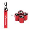 Car Keychain Key Ring  Auto Tire Wheel Valve Caps Accessories for Honda Civic 10th 11th Gen Hrv Jazz City Fit Accord 7 Crv Mugen wsdm59