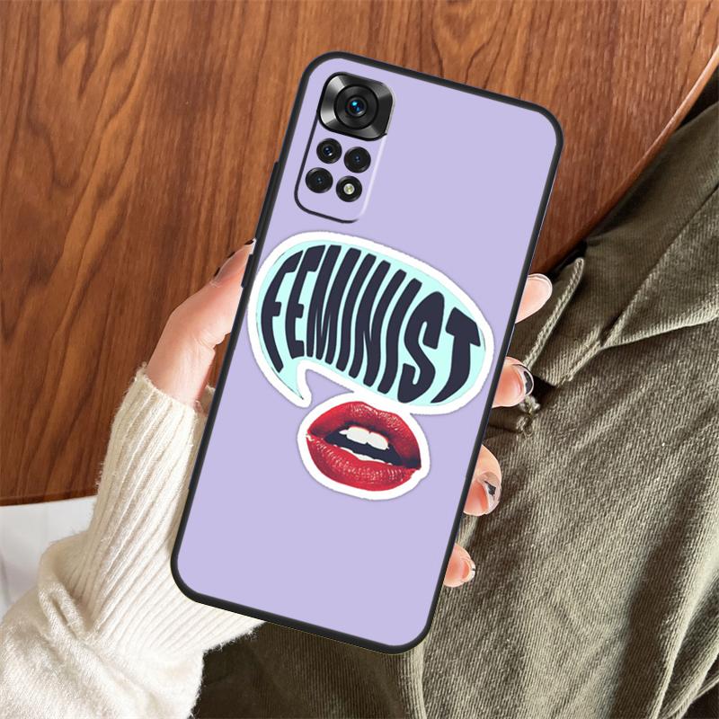 Feminist Girl Power Women Case For Xiaomi Redmi Note 14 Pro 13 12 11 10 15 Pro Plus Redmi 15 C 13 10C 12C 13C 14C Cover