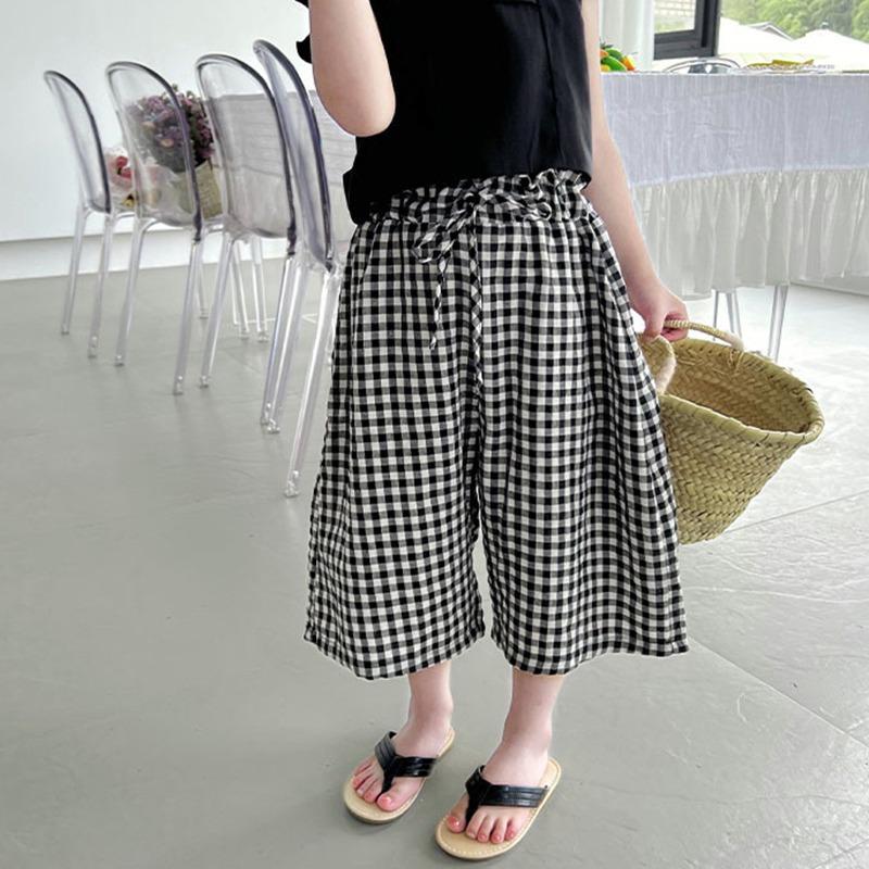 Mädchen-Top mit fliegenden Ärmeln, quadratischem Ausschnitt, hautfreundlich und atmungsaktiv