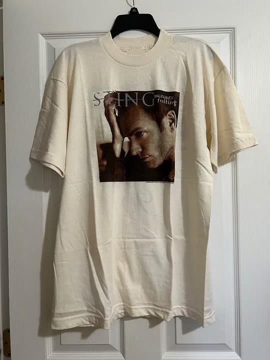 Vintage Sting Falling Tour 1996 Graphic Multicolor Short Sleeves Unisex T Shirt L