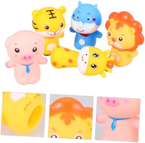 5-Piece Animal Finger Puppets Set, High-Quality Interactive Hand Puppets for Creative Play, Early Education, Motor Skills & Social Interaction