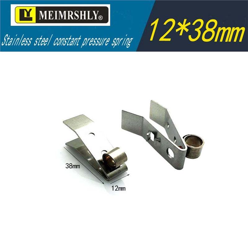 Stainless Steel Constant Force Spring Clip for YZR Generator Carbon Brush Holder, 25x32mm