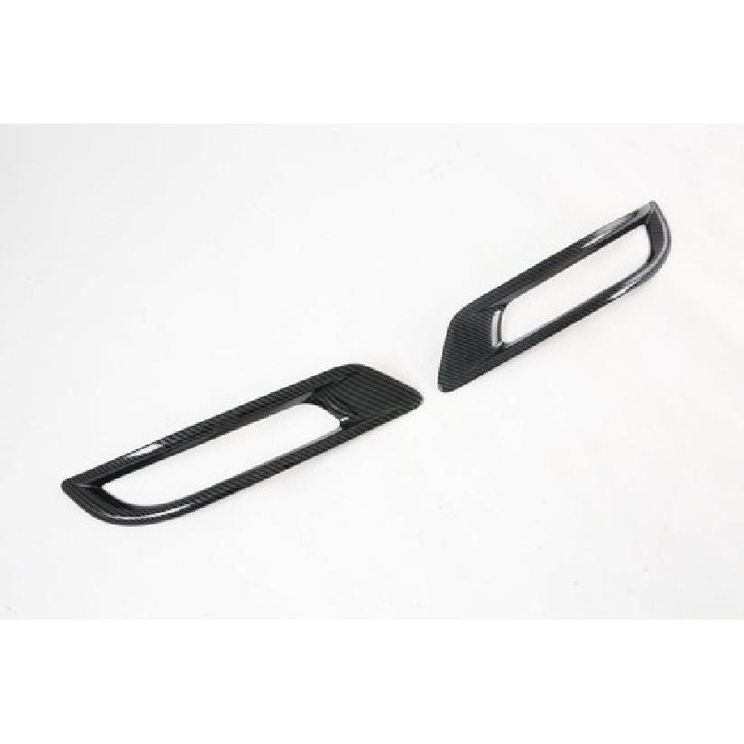 Carbon Fiber Rear Fog Light Lamp Cover Trim for - Honda CRV CR-V ABS