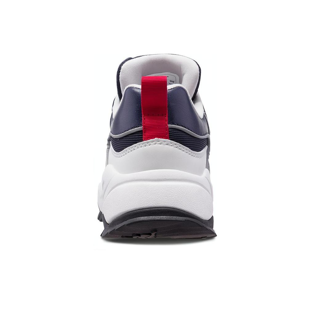 Kappa Mesh Synthetic Leather Retro Sports Shock Absorption Non-Slip Low-Top Casual Shoes Men Sneakers Deep-Blue K0915MM57-879