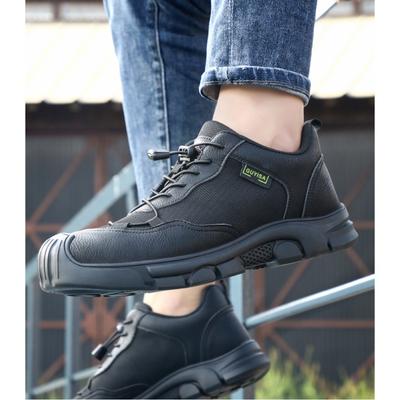 Fashion Man Safety Work Shoes Waterproof Indestructible Steel Toe Cap Labor Shoes for Men Breathable Anti Smashing Sneakers Safety Boots