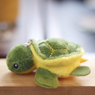 Cute Little Turtle Pendant Plush Toy Doll Mini Cartoon Rag Doll Bag Hanging Ornament Keychain Student