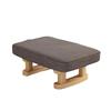 Smooth Solid Wood Foot Stool Rounded Edges Foot Rest Creative Shoe Changing Bench  Bathroom Use