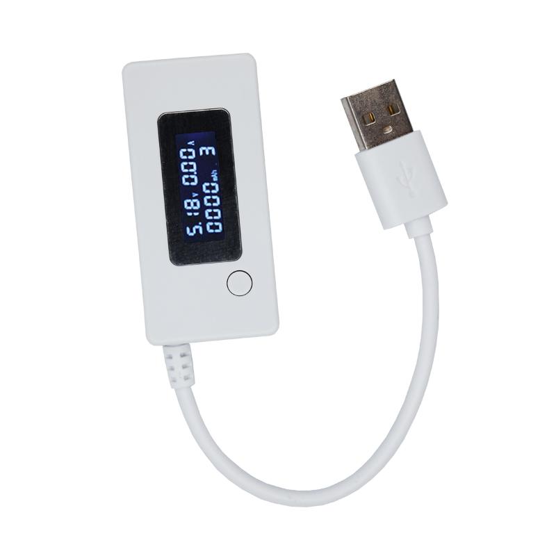LCD Screen Mini Creative Phone USB Tester Portable Doctor Voltage Current Meter Mobile Power Charger Detector