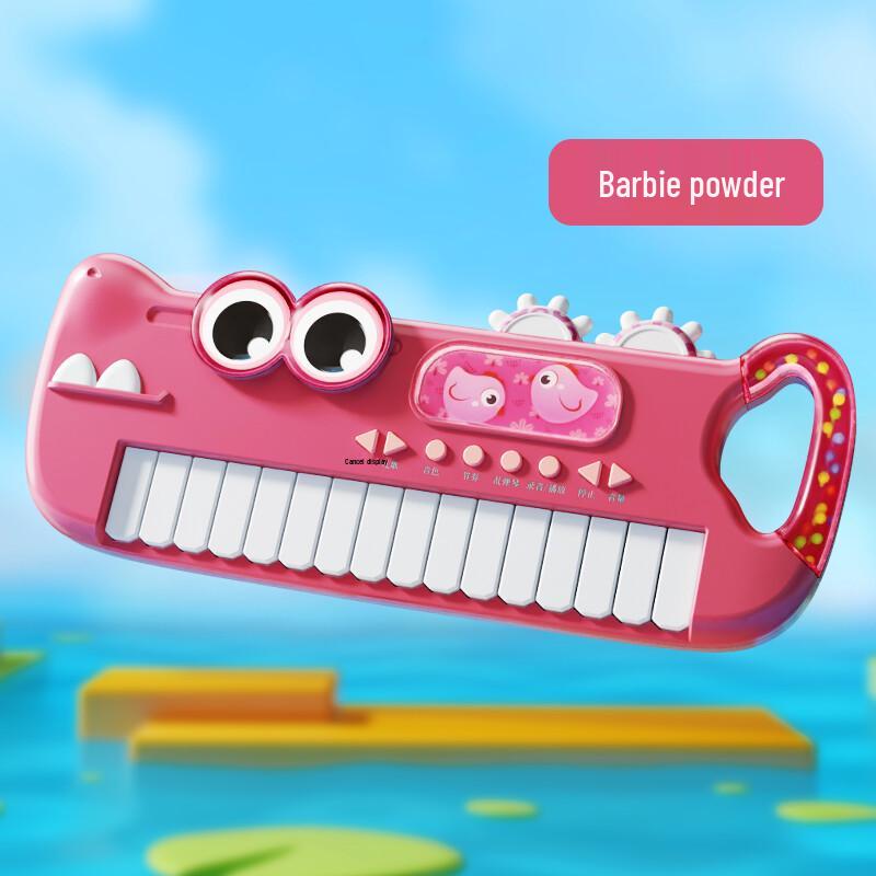 Multifunctional Cartoon Crocodile Electronic Piano for Children s Early Education