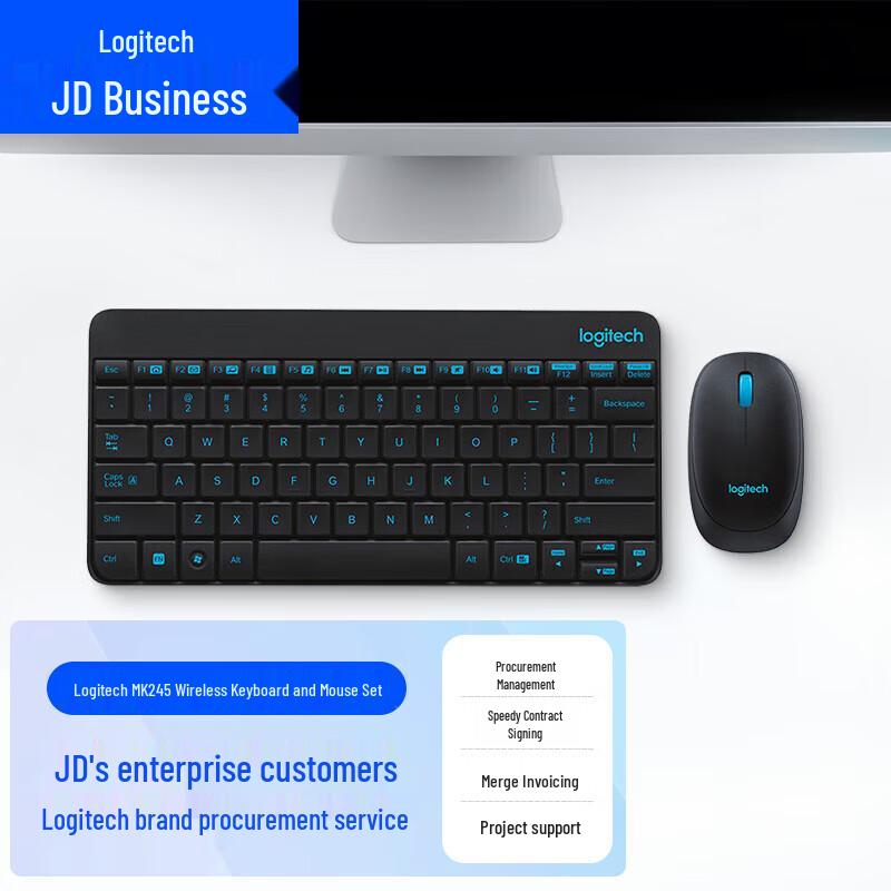 

Logitech MK240 Nano Wireless Keyboard and Mouse Combo