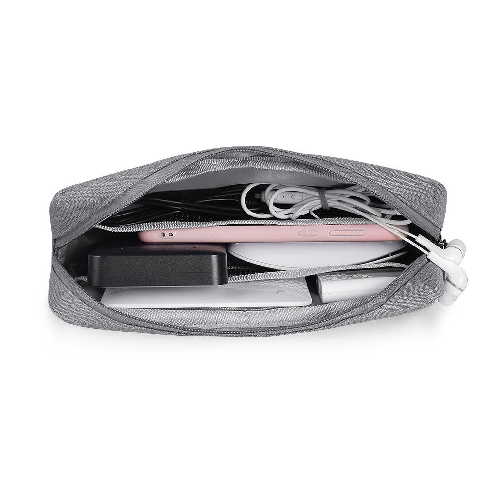 1PC Digital Accessories Storage Bag New Removable Zipper Bag Usb Flash Drive Headphone Bag Mobile Power Pack