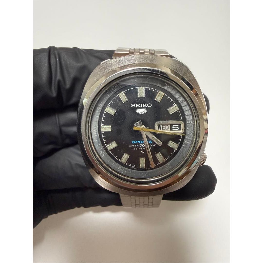 Used SEIKO 5 SPORTS 5126-6010 Automatic winding Main body Belt external