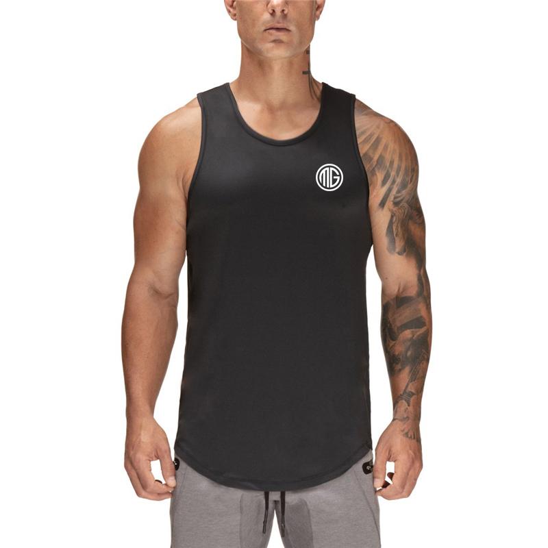 Muscleguys Muscleguys fashion mesh sleeveless shirts tank top men Fitness shirt mens singlet Bodybuilding workout gym vest fitness men