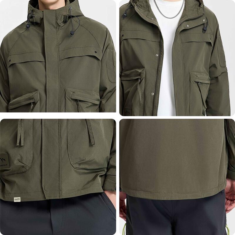 Mark Fairwhale Herren Freizeit-Arbeitsjacke
