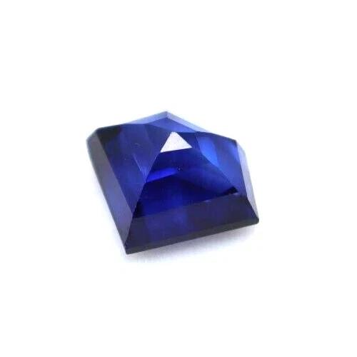 20 Ct Natural Ceylon Blue Sapphire Fancy Cut Certified Loose Faceted Gemstone